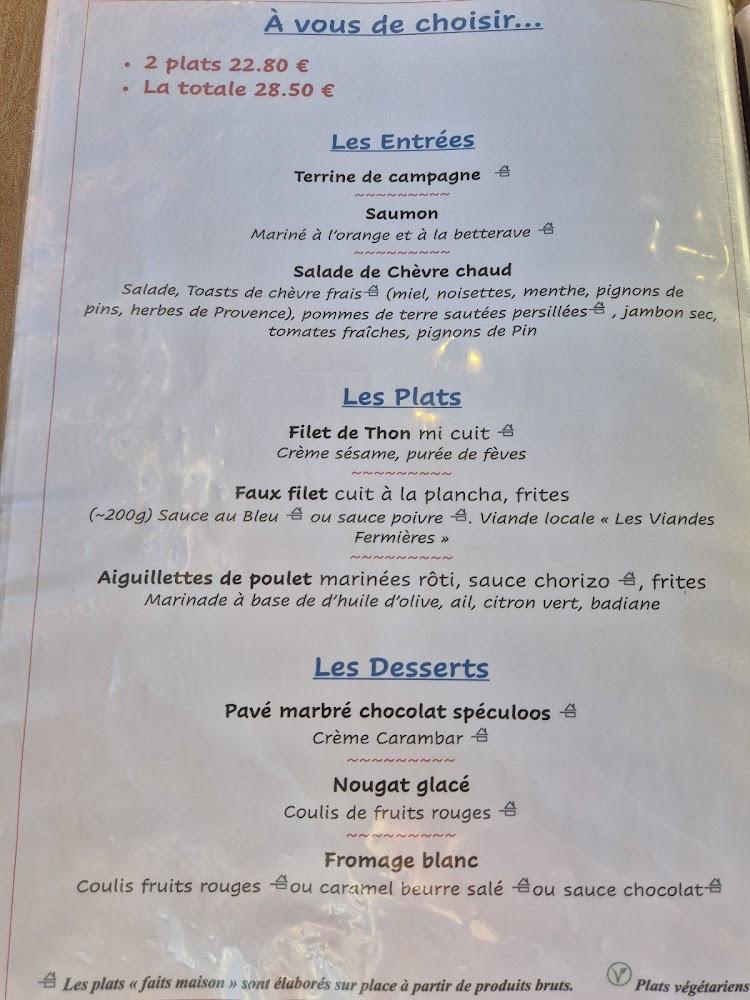 La Potinière du Lac - Menu Image 3